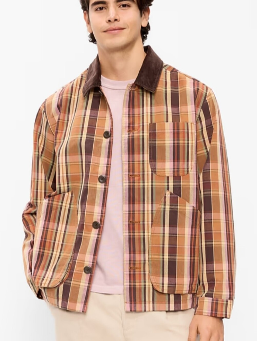 Old Navy Men's Plaid Jacket L